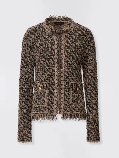 FABIANA FILIPPI JACKET FABIANA FILIPPI WOMAN COLOR MUD,H60288064