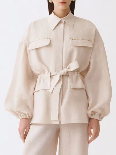 Fabiana Filippi Jacket  Woman Color Natural In Neutral