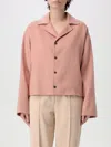 Fabiana Filippi Merino Wool Cropped Jacket In Pink