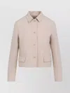 Fabiana Filippi Elegant Virgin Wool Jacket For Women In Red