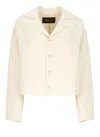 Fabiana Filippi Ivory Wool Blazer In Neutral