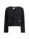 Fabiana Filippi Knitted Jacket In Black