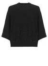 Fabiana Filippi Sequin-embellished Jumper In Black