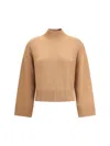 Fabiana Filippi Wool Turtle-neck Jumper In Brown