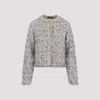 Fabiana Filippi Tailored Textured Jacket In Gray