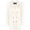 Fabiana Filippi Double-breasted Blazer In White