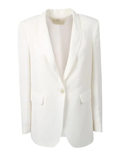 Fabiana Filippi Single-breasted Blazer In White