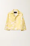 Fabiana Filippi All-over Patterned Silk Blazer In Yellow