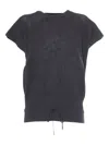 Fabiana Filippi Cotton Jacquard Crewneck Vest In Gray
