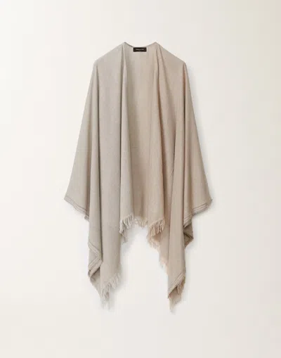 FABIANA FILIPPI JACQUARD VISCOSE CAPE