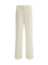 Shop Fabiana Filippi Pants In Beige