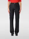 Fabiana Filippi Five Pocket Denim Trousers With Belt Loops In Gray