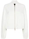 Fabiana Filippi Insert Bomber Jacket Puffer Jackets White In White
