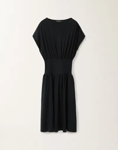 Fabiana Filippi Jersey Dress In Blue
