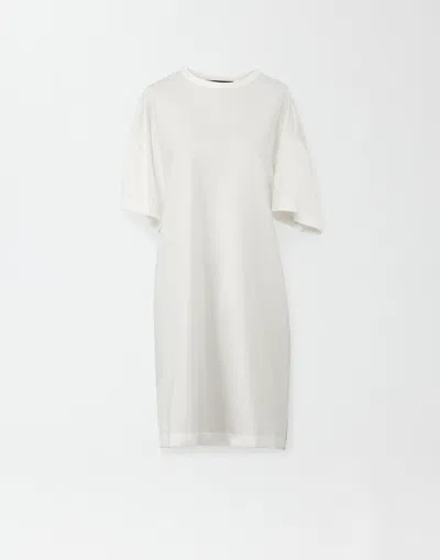 Fabiana Filippi Jersey Maxi T-shirt Dress In White