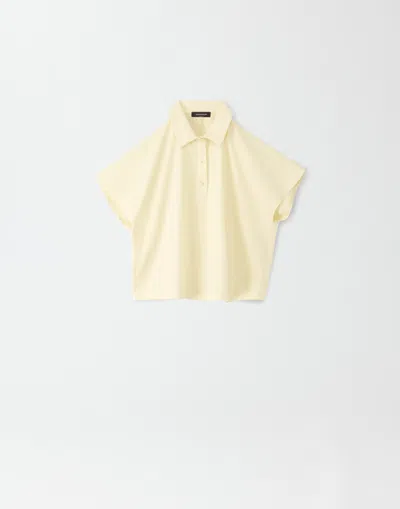 Fabiana Filippi Jersey Polo Shirt In Yellow