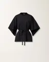 Fabiana Filippi Tie-waist Wide-sleeve Blouse