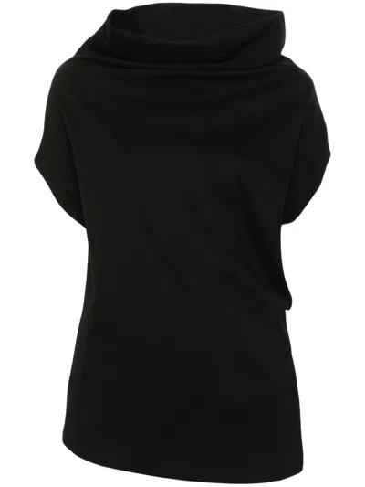 Fabiana Filippi Jersey T-shirt In Black  