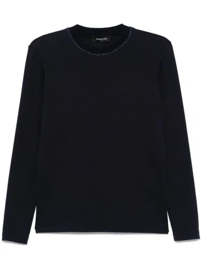Fabiana Filippi Jersey T-shirt In Blue