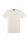 Fabiana Filippi Jersey T-shirt With All Over Embroidery