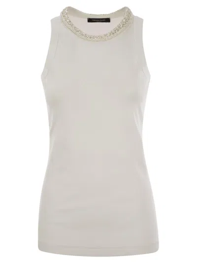 FABIANA FILIPPI JERSEY TANK TOP