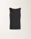 Shop Fabiana Filippi Jersey Vest Top In Blue
