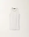 Fabiana Filippi Jersey Tank Top In White