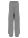 Fabiana Filippi Trousers Featuring Jewel Detail And Elastic Waistband In Gray