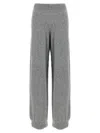 Fabiana Filippi Grey Wool Silk Cashmere Trousers In Gray