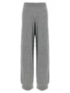 Fabiana Filippi Trousers Featuring Jewel Detail And Elastic Waistband In Gray