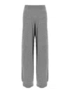Fabiana Filippi Trousers Featuring Jewel Detail And Elastic Waistband In Gray