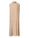 Fabiana Filippi Jewelled-embroidered Cape Maxi Dress In Neutral