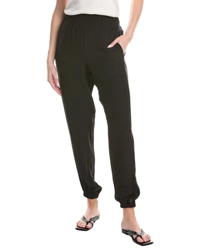 Fabiana Filippi Jogging Silk-blend Trouser In Black