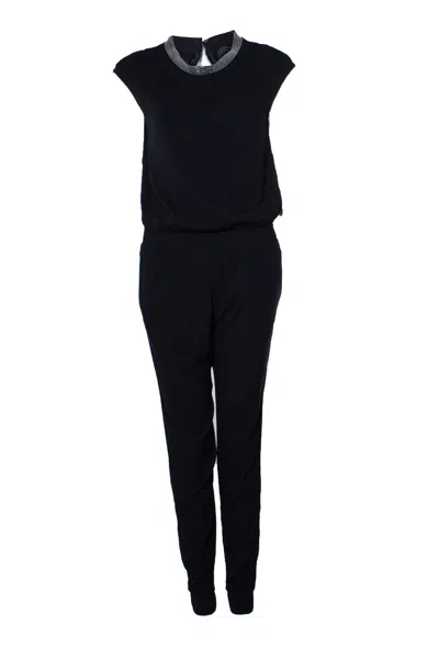 Fabiana Filippi , Jumpsuit With Metal Studs In Black