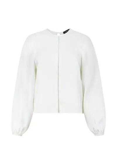 Fabiana Filippi Keyhole-detail Blouse In White