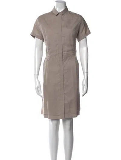 Pre-owned Fabiana Filippi Knee-length Dress In Neutral