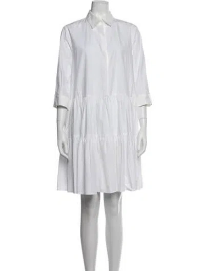 Pre-owned Fabiana Filippi Knee-length Dress W/ Tags In White