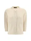 Fabiana Filippi Crewneck Buttoned Knitted Cardigan