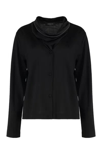 Fabiana Filippi Knit Blouse In Black