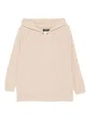 Fabiana Filippi Platinum Hoodie In Neutral
