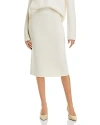 Fabiana Filippi Knit Pencil Skirt In White