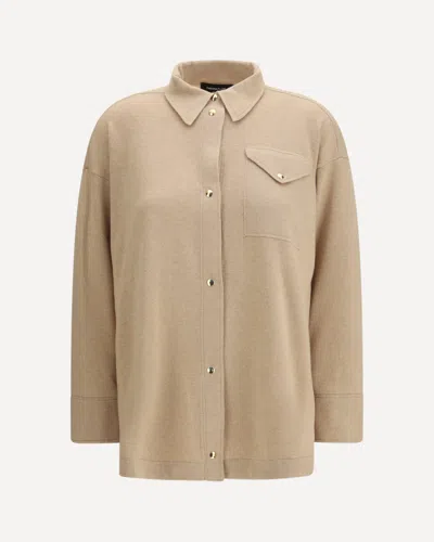 Fabiana Filippi Knit Shirt In Burgundy