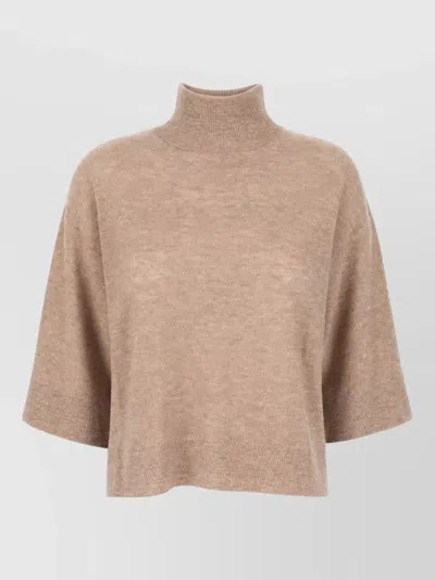 Fabiana Filippi Sequin-embellished Roll-neck Sweater In Multi