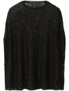 Fabiana Filippi Knitted Cape In Black