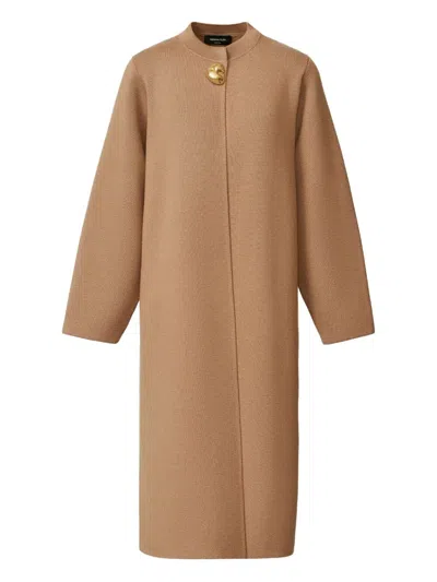FABIANA FILIPPI FABIANA FILIPPI KNITTED COAT WITH BUTTON DETAILS
