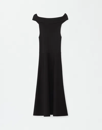 Fabiana Filippi Knitted Dress In Black