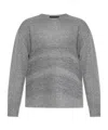 Fabiana Filippi Side Slit Sweater In Gray