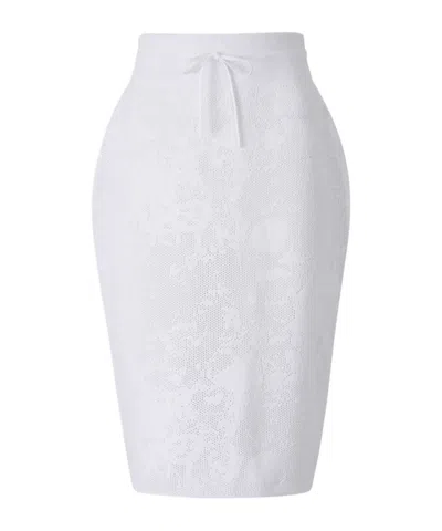 Fabiana Filippi Knitted Mid-length Skirt In White
