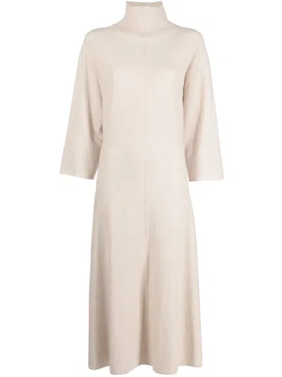 Fabiana Filippi Gestricktes Midikleid In Neutrals
