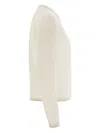 Fabiana Filippi Knitted Sequin Cardigan In White